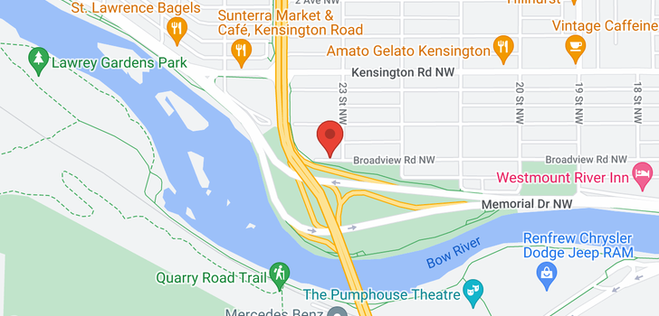 map of 2404 BROADVIEW Road NW